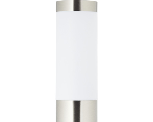 Sensorgestuurde staande buitenlamp, roestvrij staal/kunststof, IP44, 1-lichts, HxØ 800x75 mm, Chorus roestvrij staal/wit
