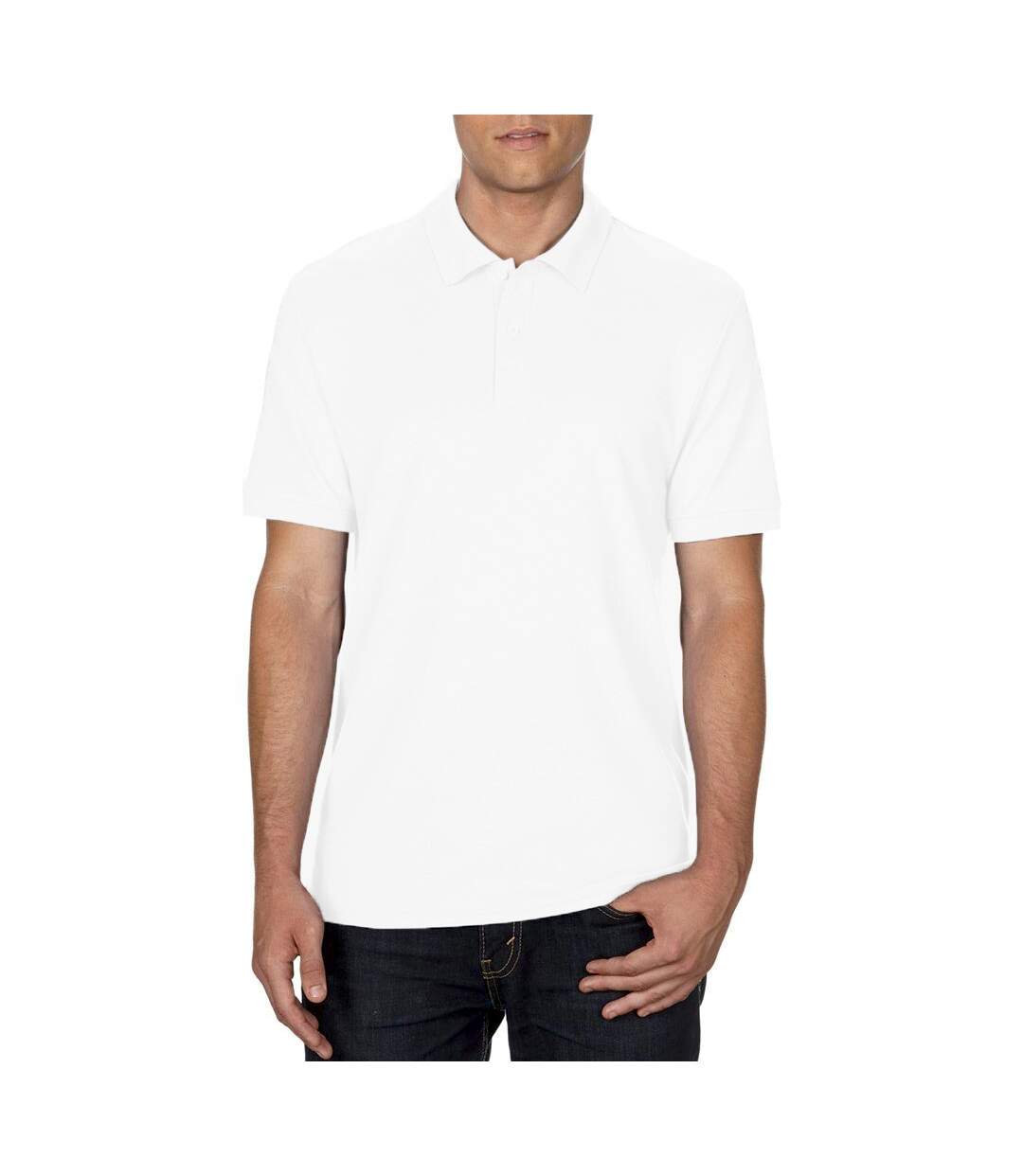 Gildan - Polo de sport - Homme (Blanc) - UTBC3194