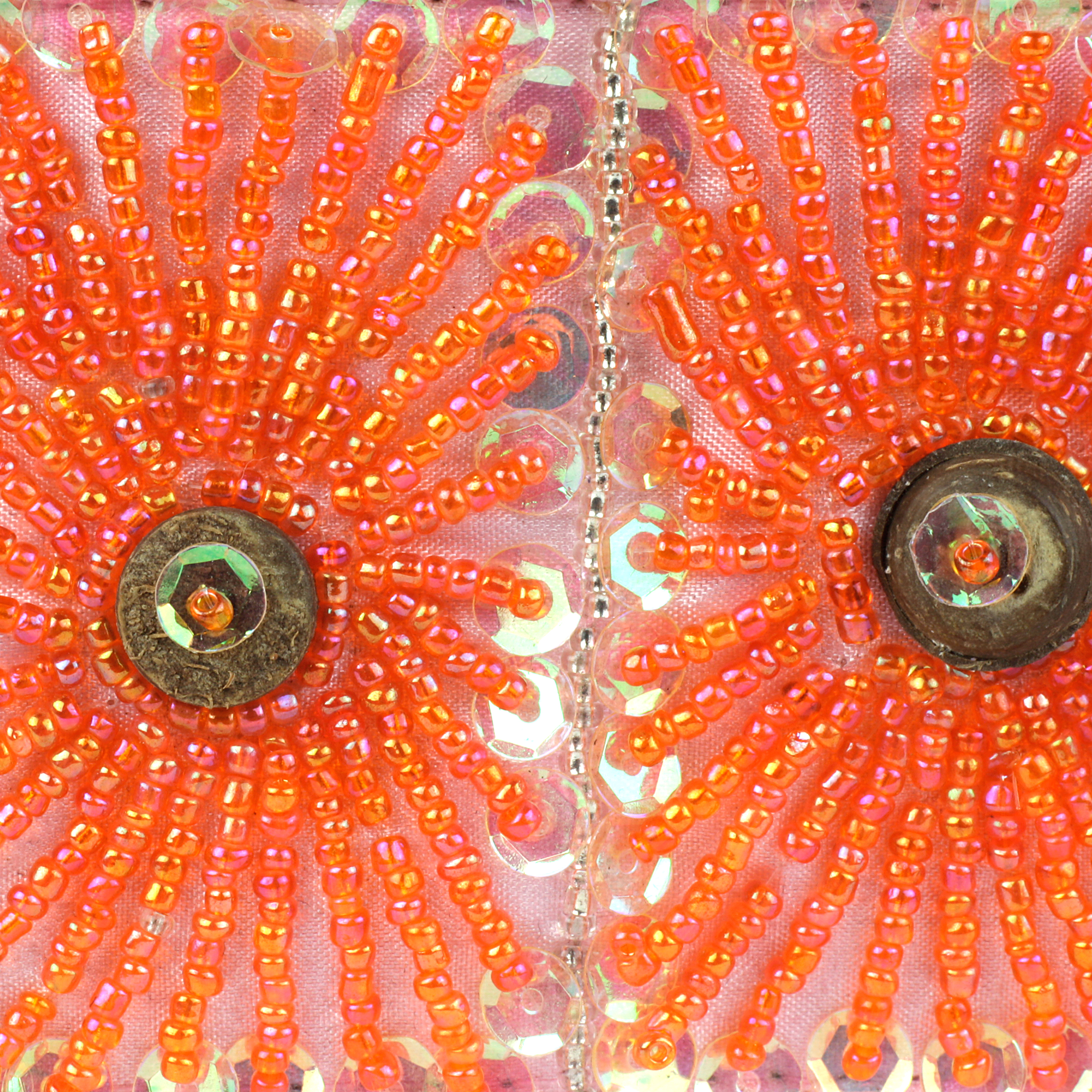 Gürtel Glasperlen L, orange, B 85 cm, H 7 cm günstig bestellen