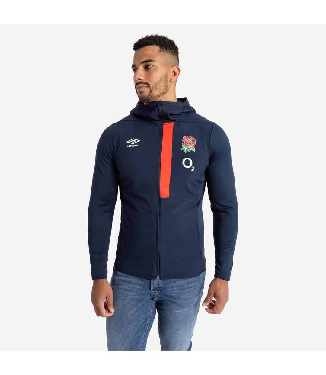 Umbro - Veste à capuche 23/24 - Homme (Rouge sang / Bordeaux / Rouge flamme) - UTUO1511