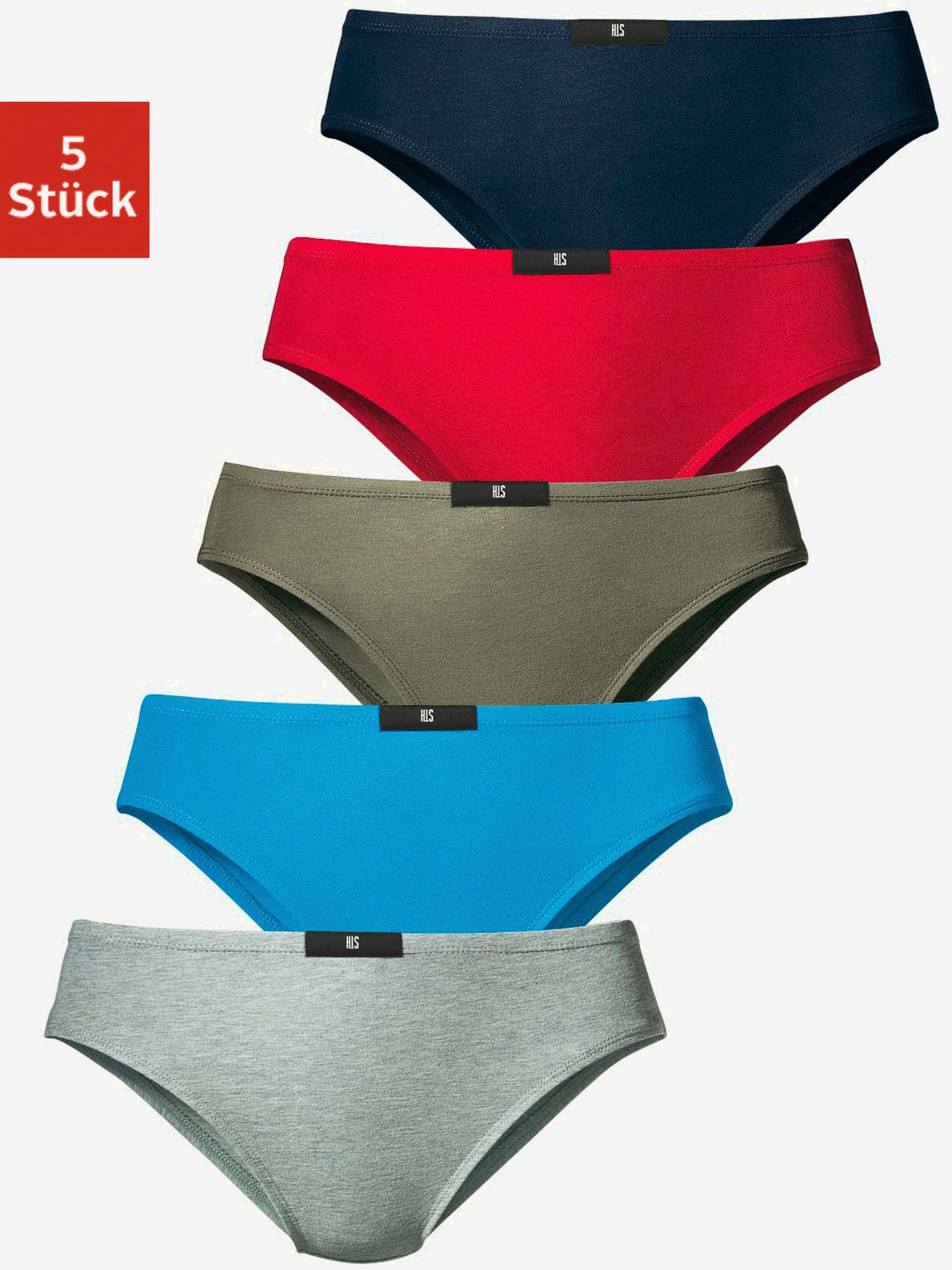 Lot de 5 slips h.i.s