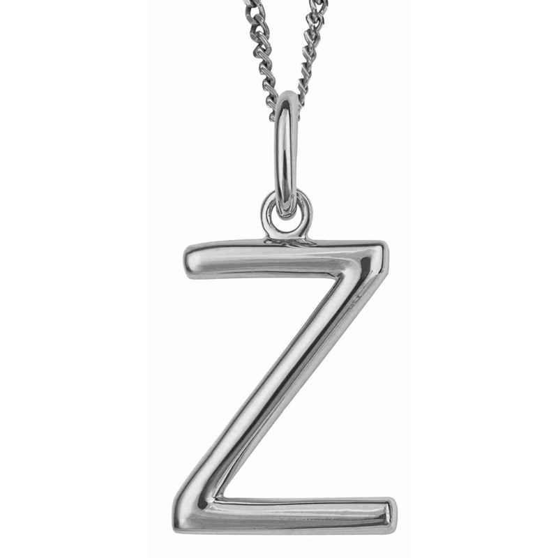 Collier lettre Z en argent 925