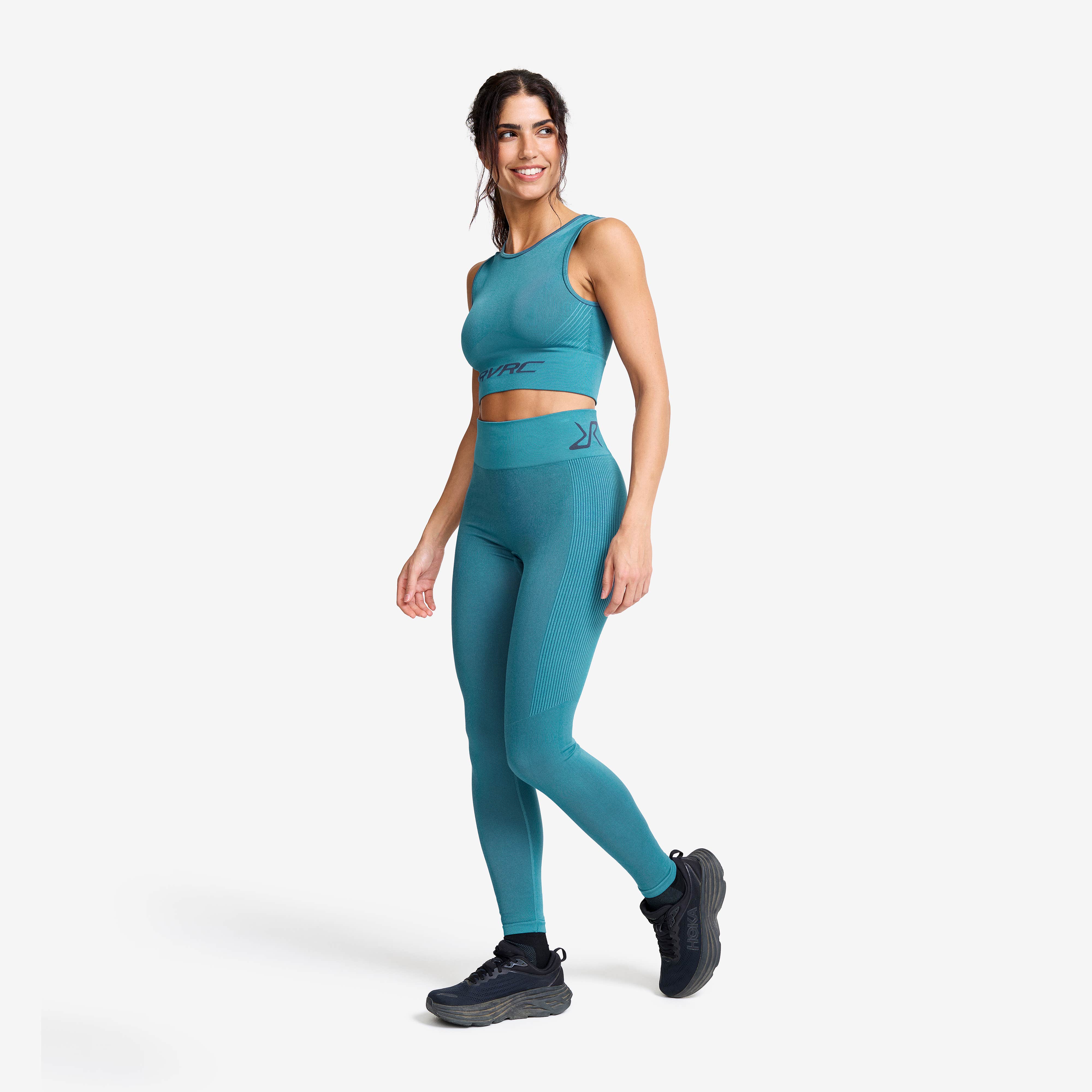Descent Seamless Tights Dame Blue Ashes