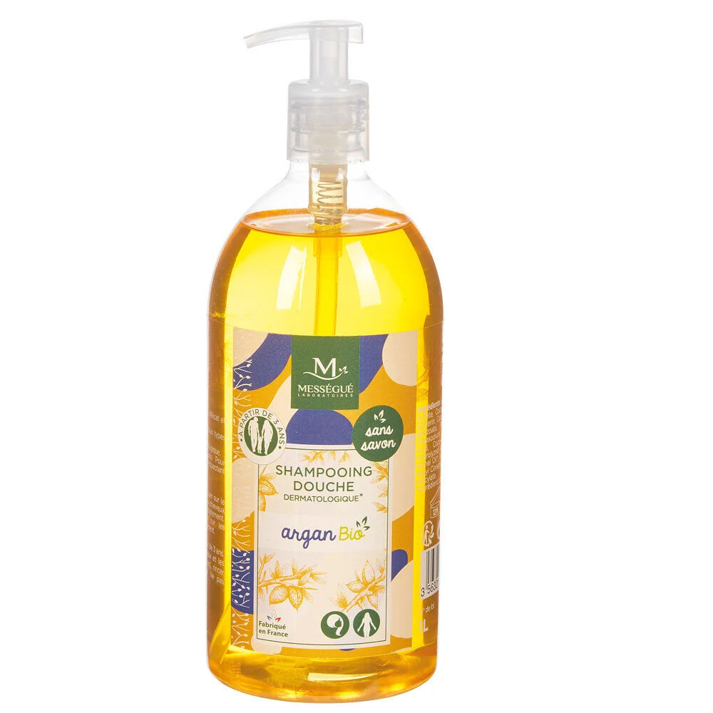 Gel douche shampooing argan Bio Mességué
