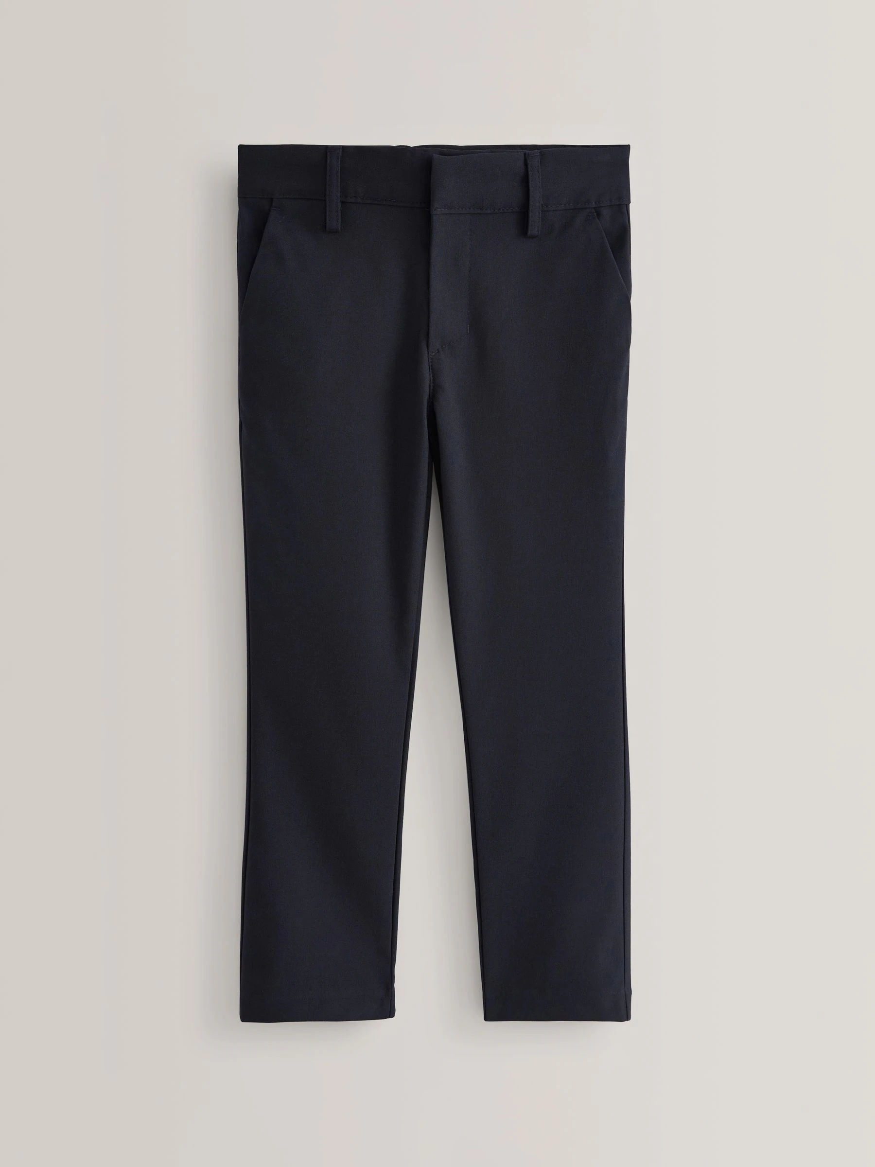 Marineblauw - Formele skinny schoolbroek met stretch (3-17 jr)
