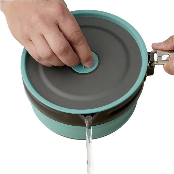 Popote randonnée SEA TO SUMMIT FRONTIER UL COLLAPSIBLE POURING POT 2.2L BLUE