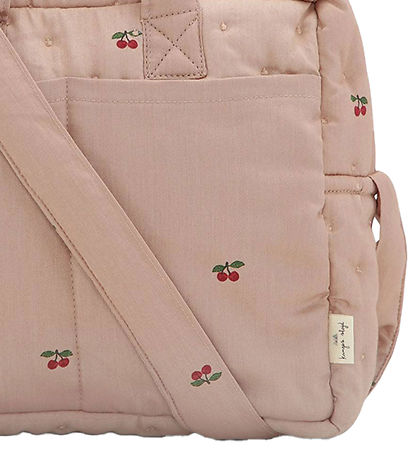 Konges Sløjd Wickeltasche für Puppe - Cherry Rouge