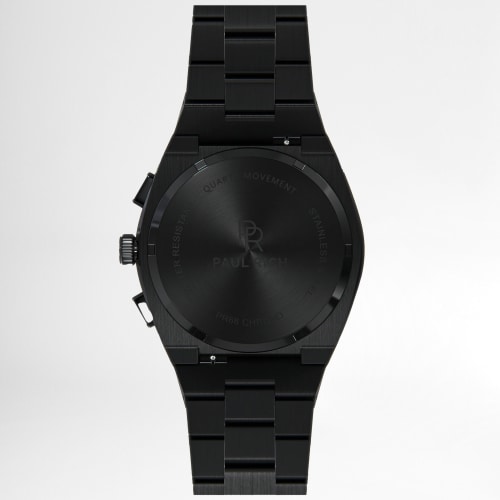 Montre Motorsport 45mm Black Steel