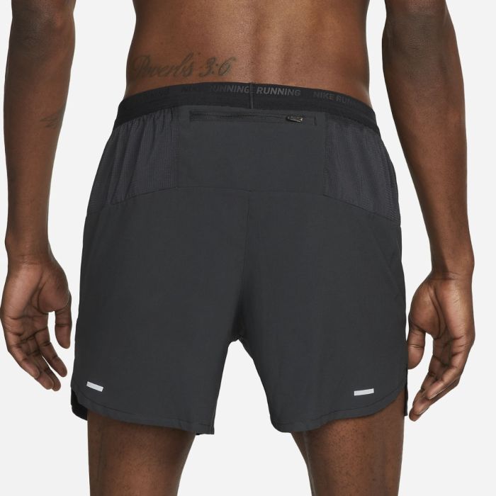 Nike Herre Shorts Dri-Fit Stride 5 Inch Brief-Lined Shorts Sort