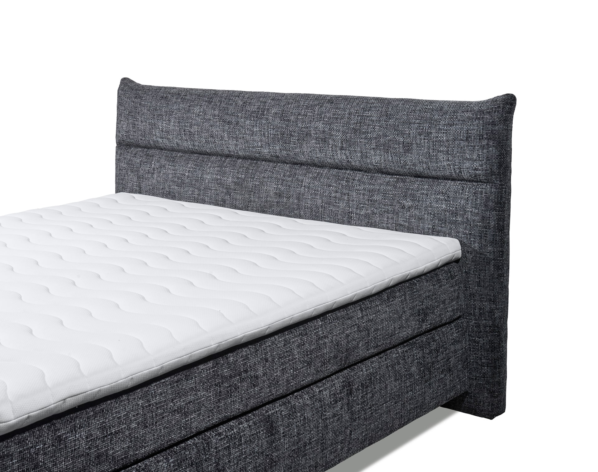 Boxspringbett ZANDVOORT 180 x 200 cm anthrazit