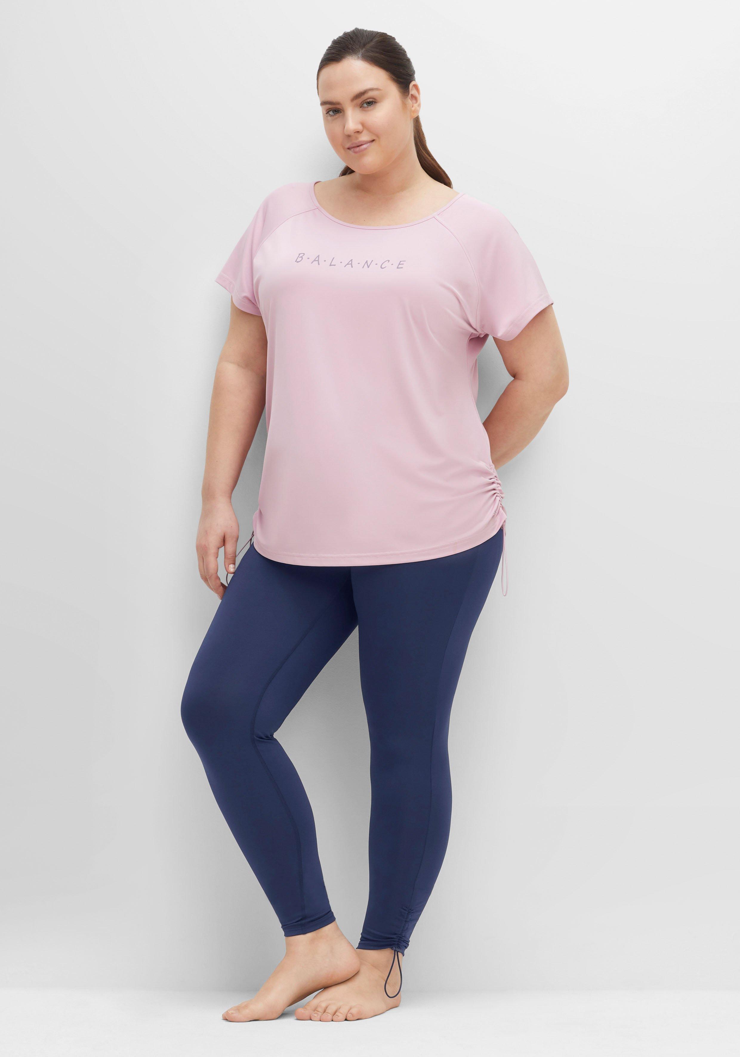 Funktionsleggings mit Tunnelzug am Saum