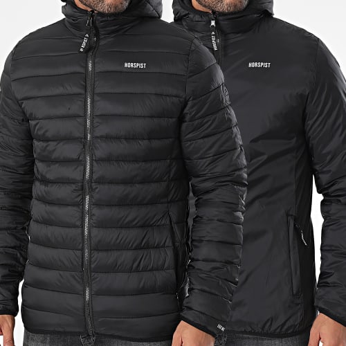 Doudoune Capuche Réversible Fantome Noir