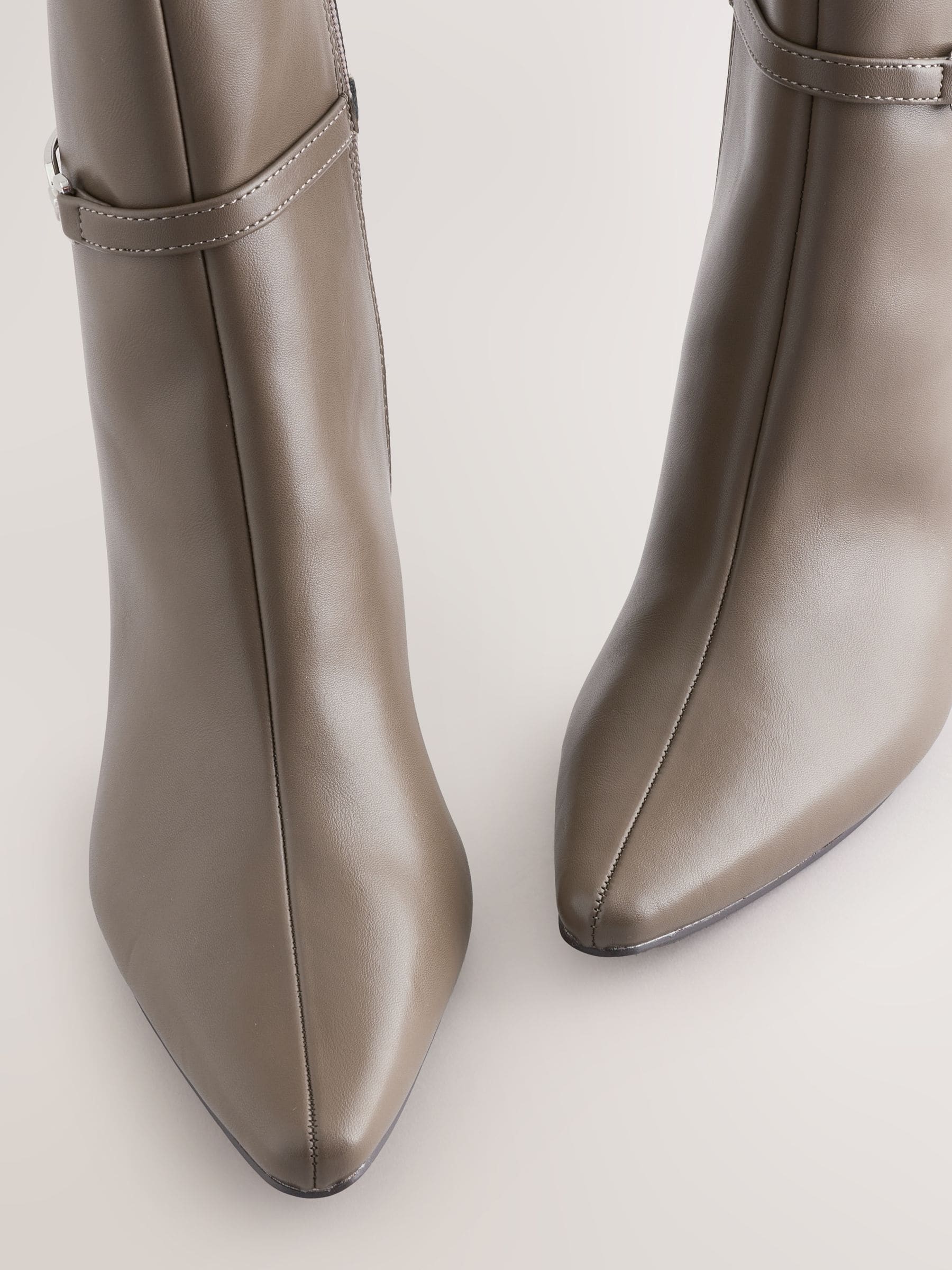 Grijs taupe - Forever Comfort® Hardware Trim Heeled Ankle Boots