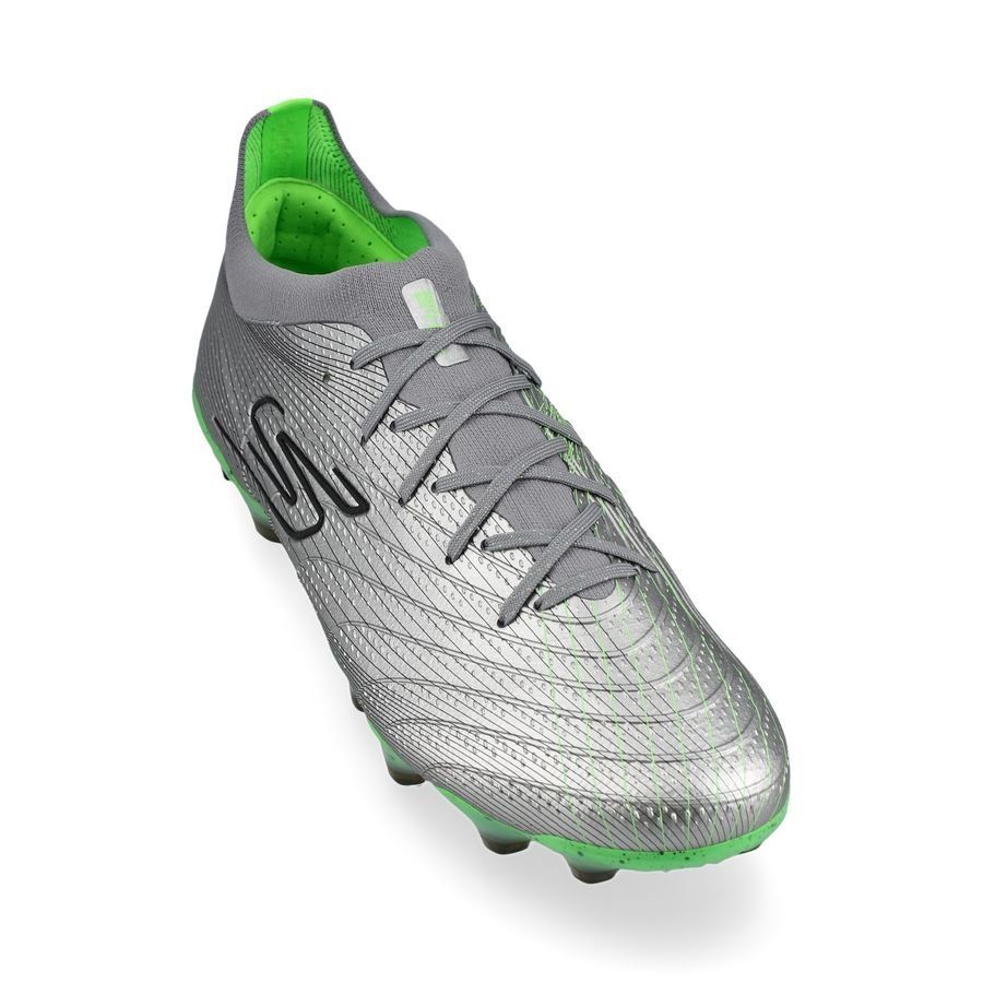 Skechers SKX_01 Low FG Laser Comfort - Argenté/Vert