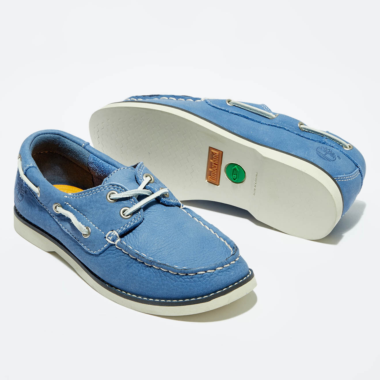 Timberland Chaussures bateau en Cuir Earthkeepers bleues
