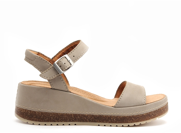 Clarks nu pieds plats femme kassanda beige