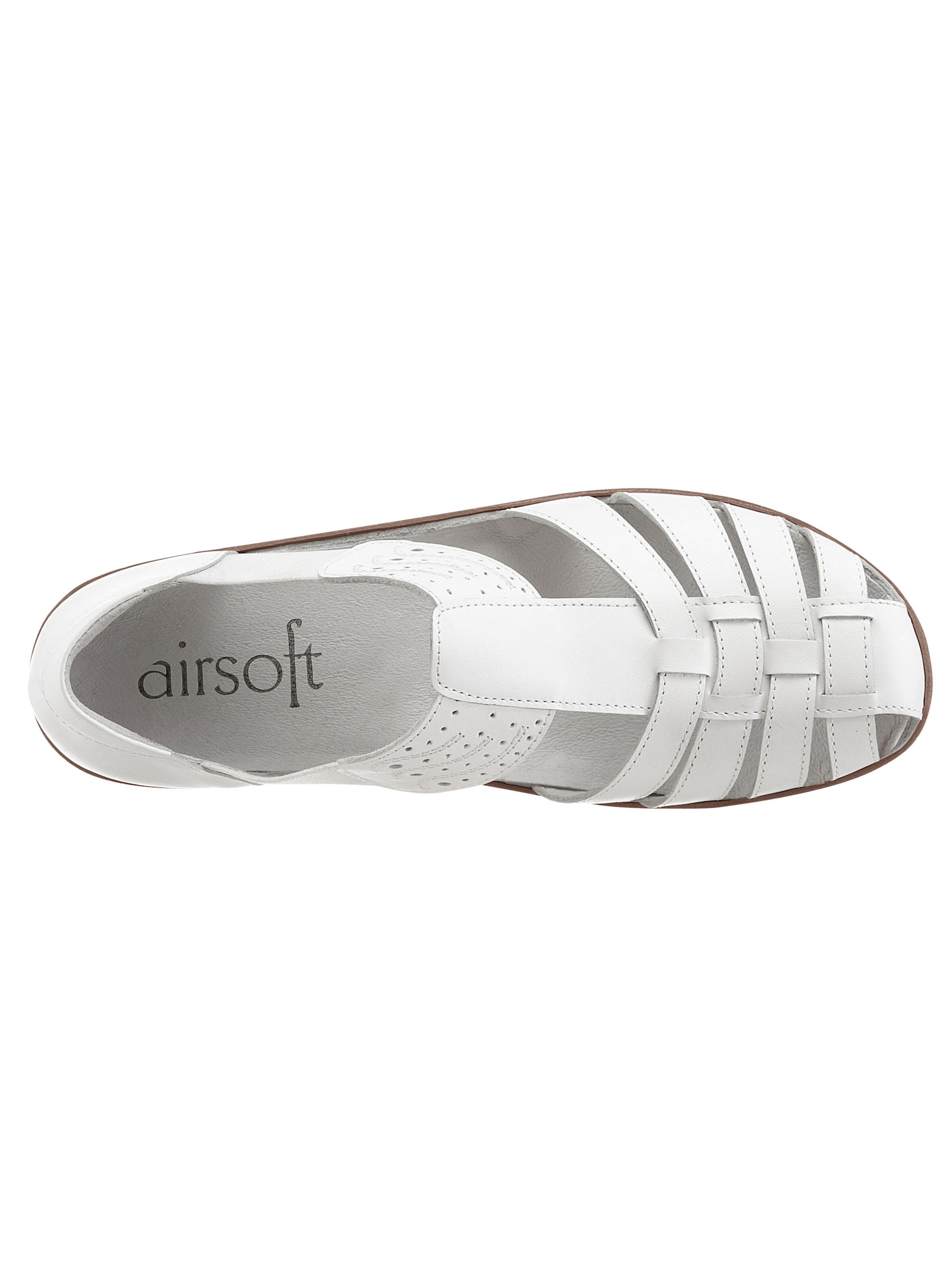 airsoft modern+ Slipper in weiß