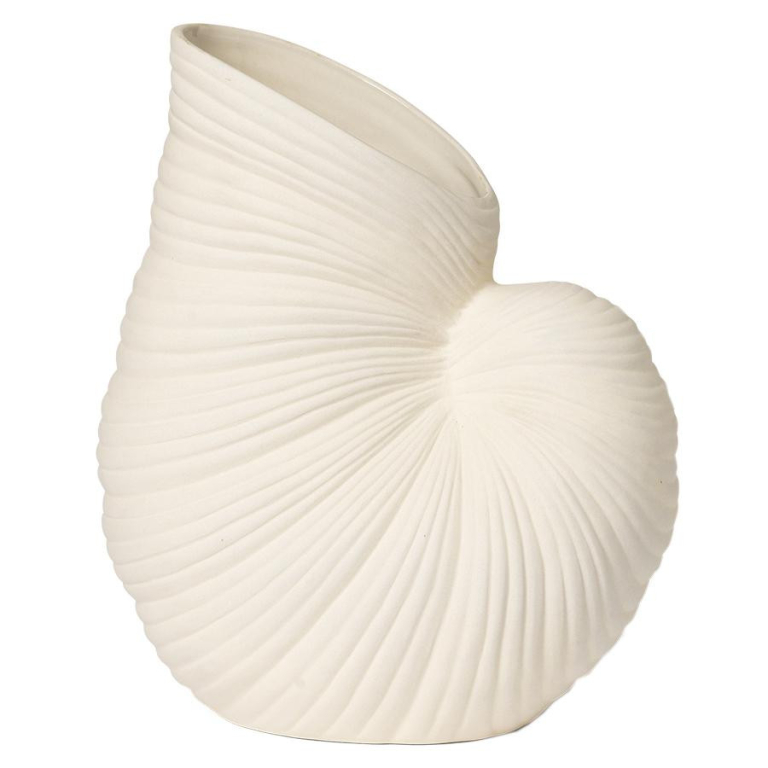Ferm Living Shell vaas Off-White