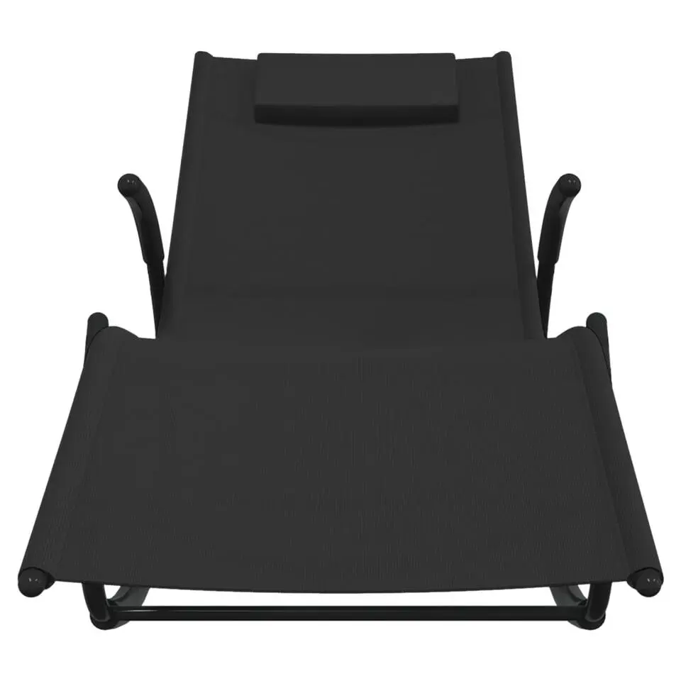 vidaXL - Ligbed - Black