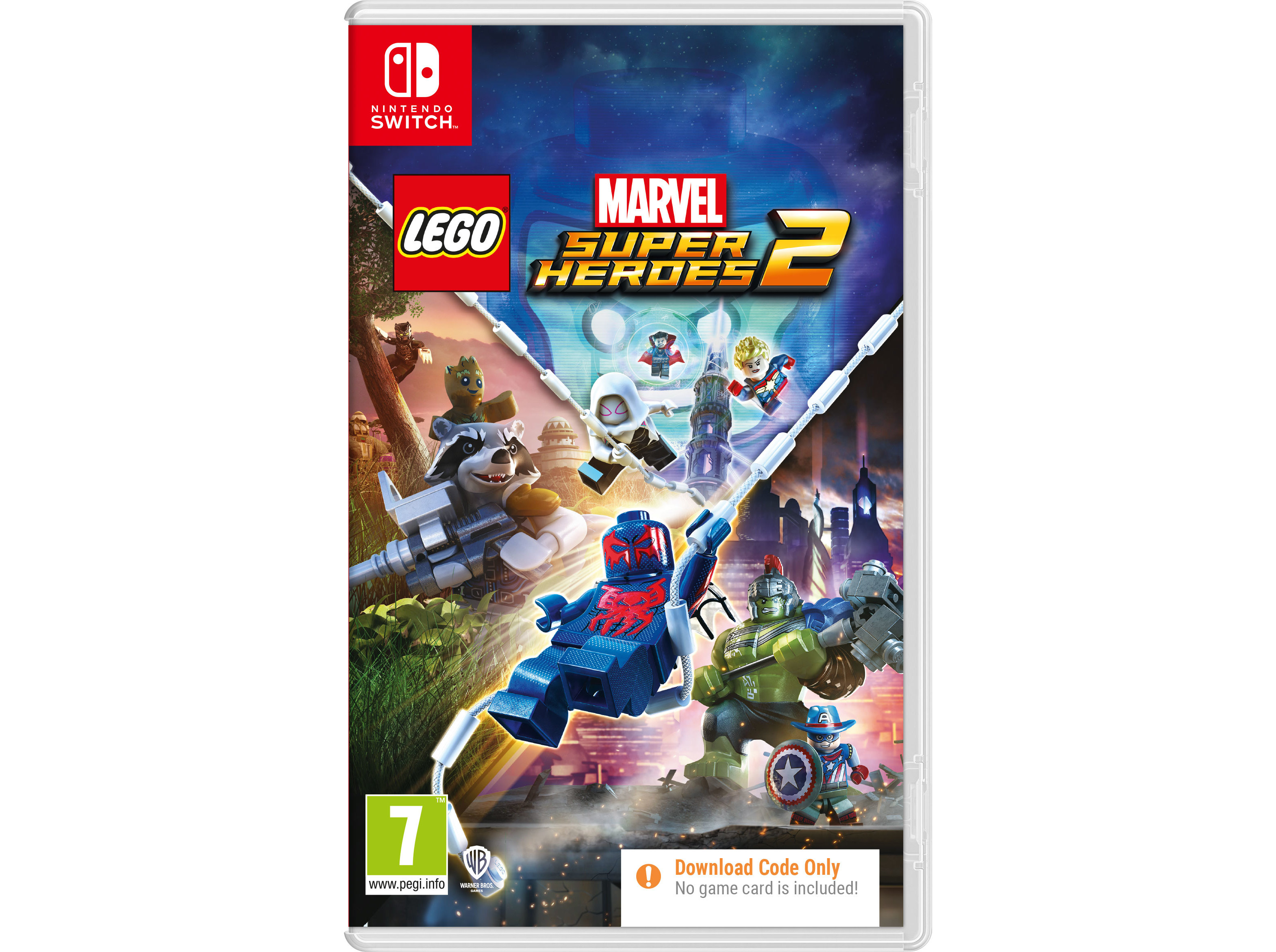 JOGO SUPER HEROES 2 SWITCH LEGO MARVEL CÓDIGO