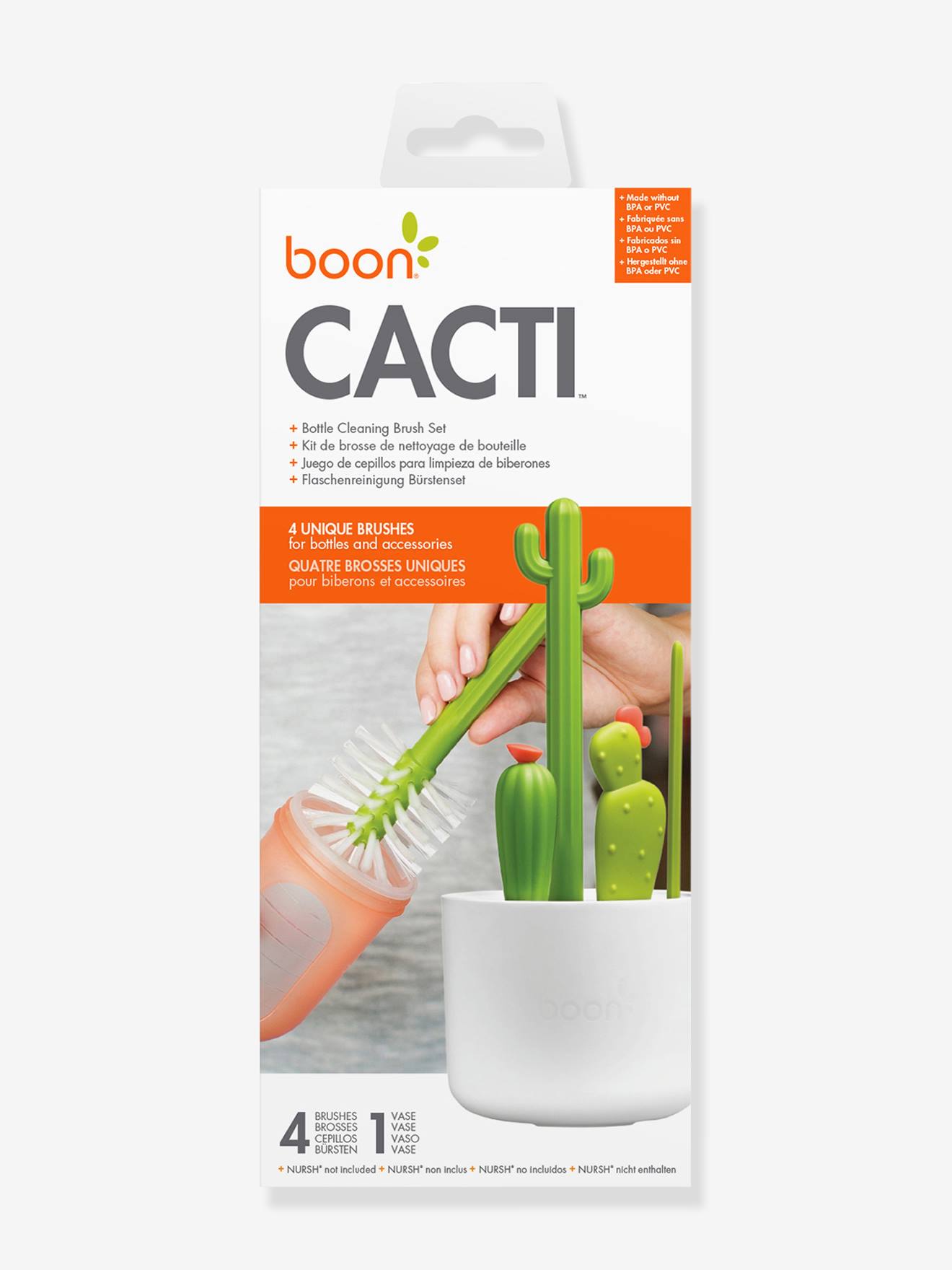 Conjunto de 4 pincéis de cacto