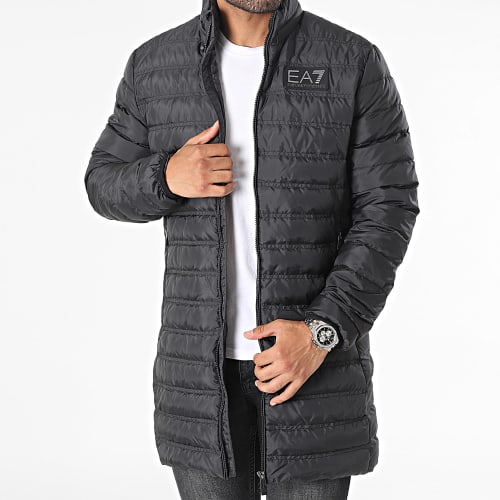 Doudoune Longue Capuche 6RPK12-PN5ZZ Noir