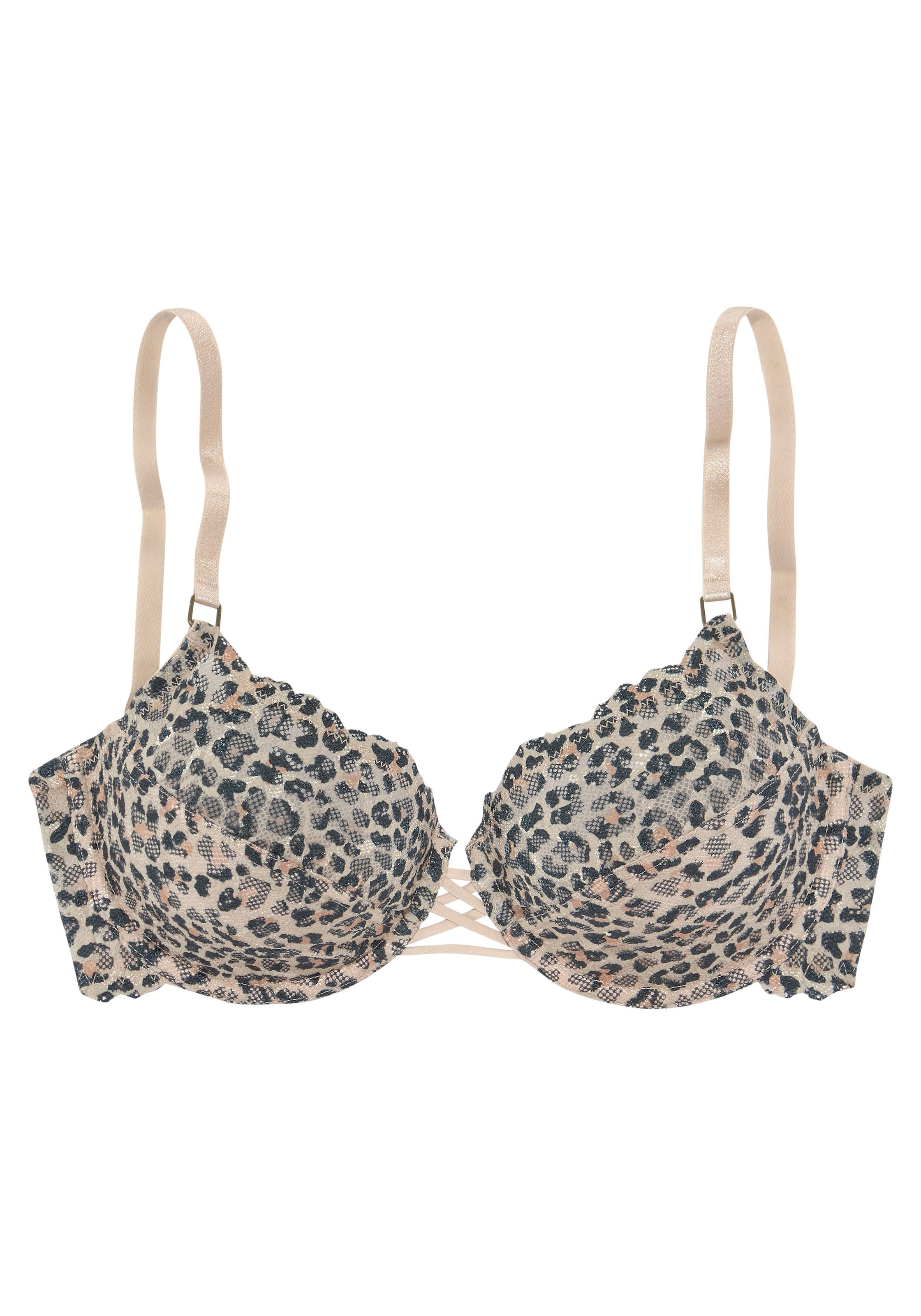 LASCANA Bügel-BH , in einem aufregenden Leo-Look, sexy Dessous