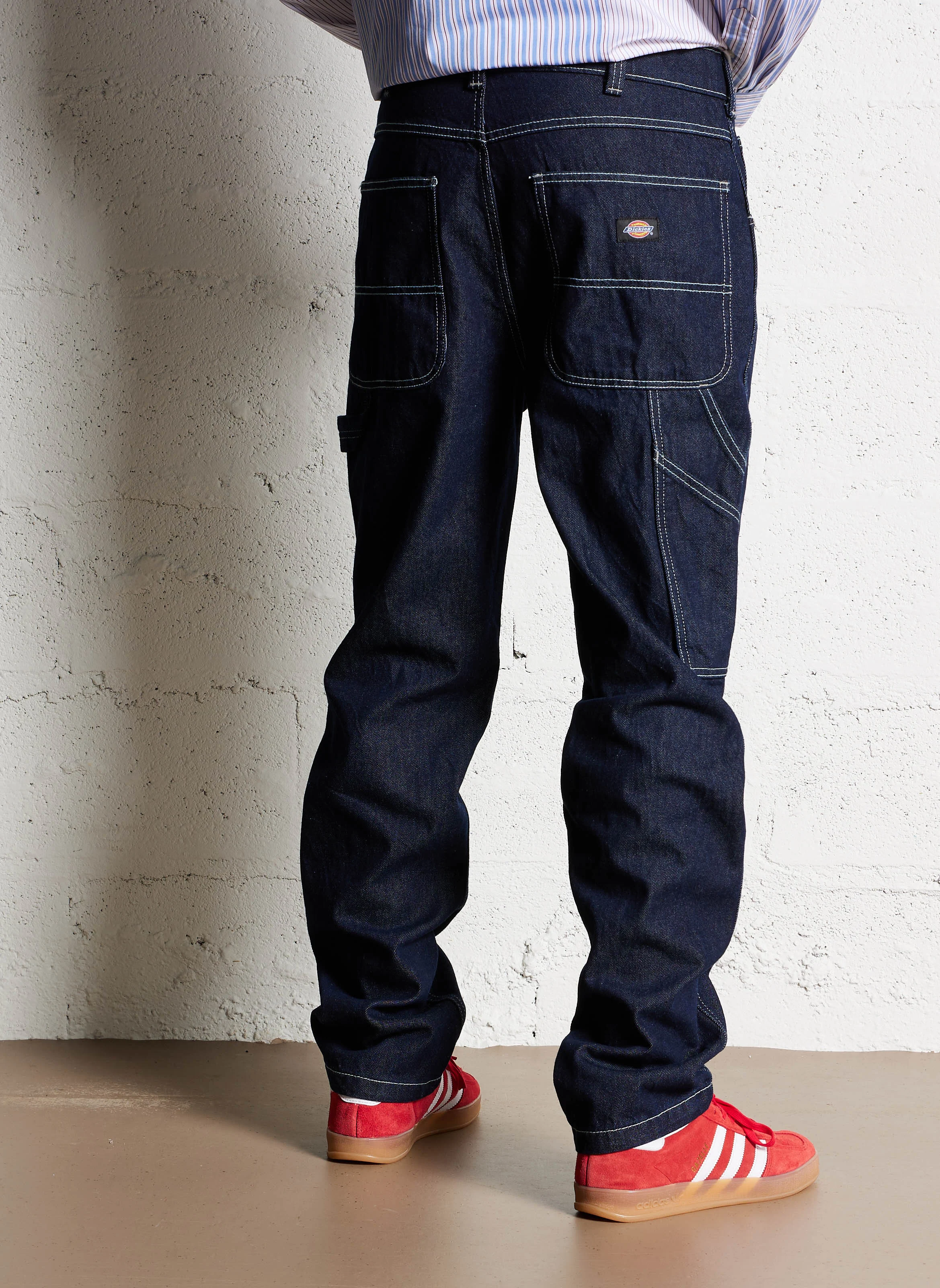GARYVILLE - Jean droit en coton | Bleu