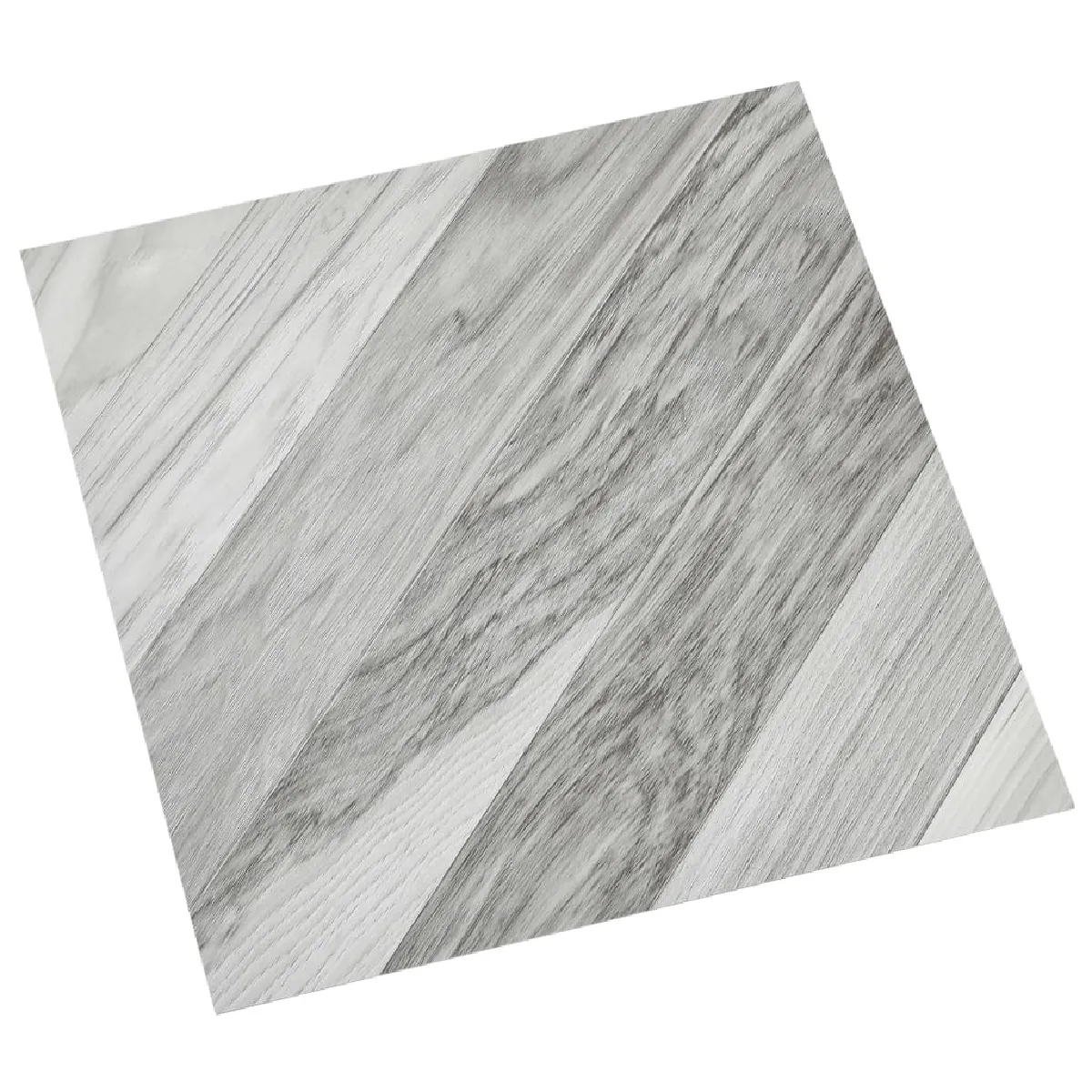 vidaXL Dalles de plancher autoadhésives 55 pcs gris rayé