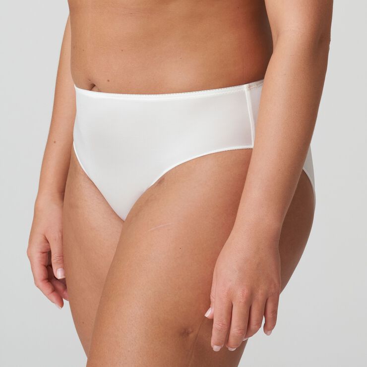 PrimaDonna Satin høje trusser Hvid