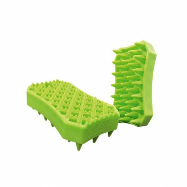 Brosse en caoutchouc Tout en 1 en Moser pour chien et chat