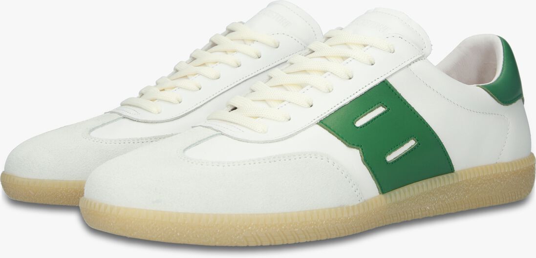 witte blackstone lage sneakers lime wren