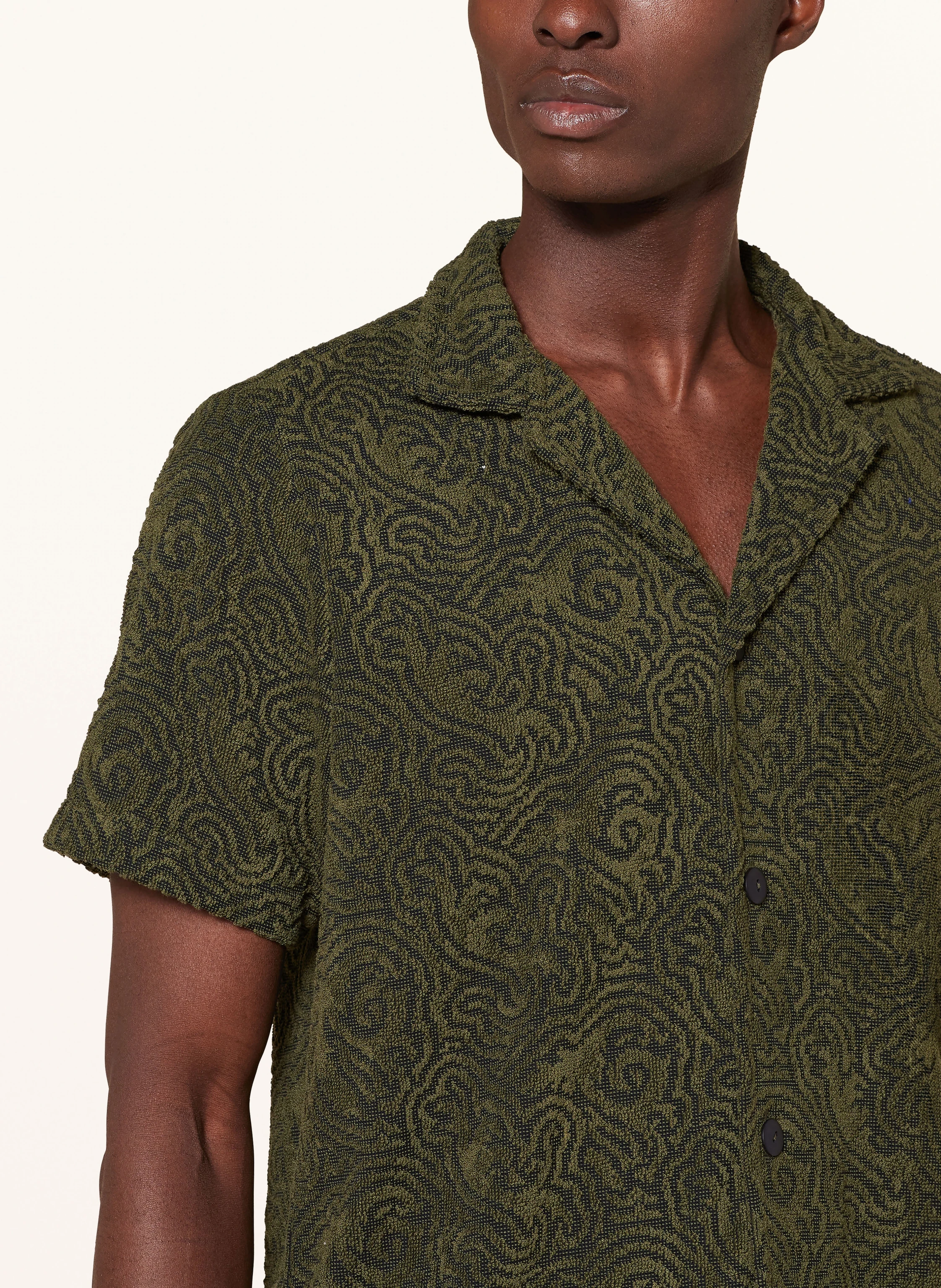 OAS Resorthemd SQUIGGLE Comfort Fit aus Frottee