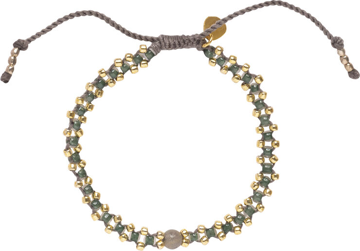 A Beautiful Story Eternal Labradorite Bracelet GC Gold