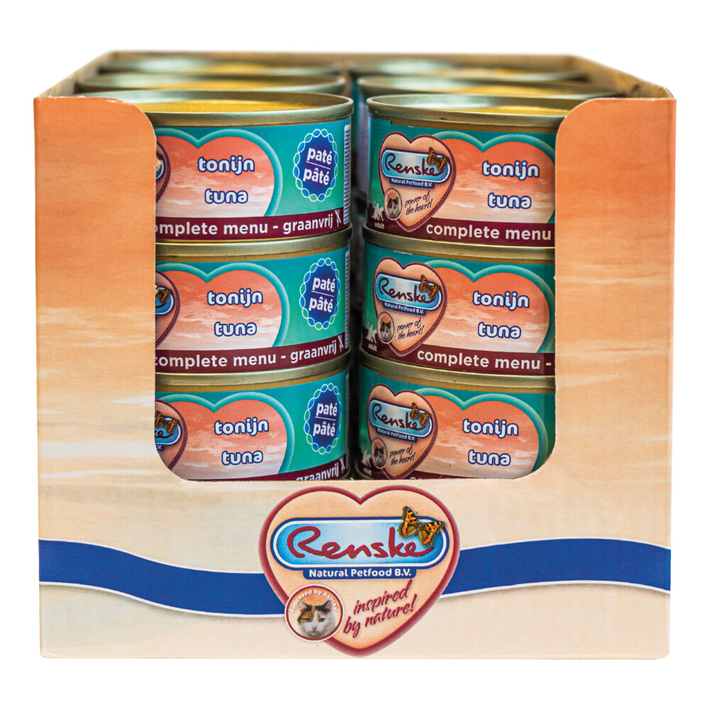 24x Renske Kattenvoer Paté Tonijn70 gr