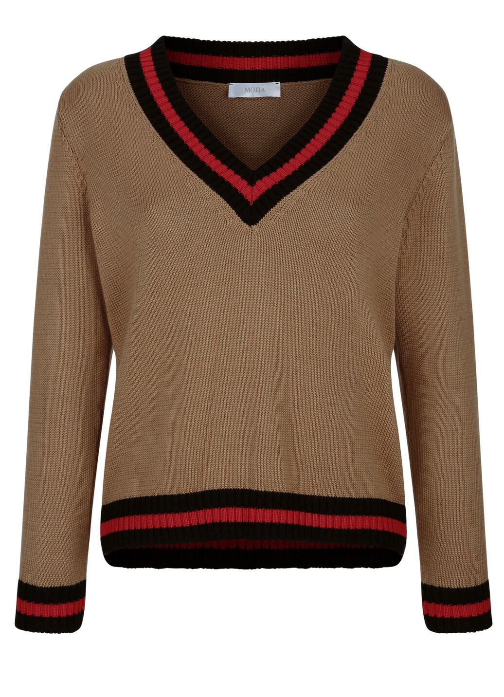 Pullover mit Kontrastringeln
