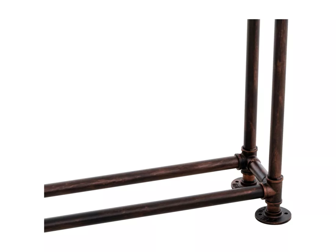 Etagère bois de cheminée - Métal - 178 x 25 x 178cm - Bronze - Tinos