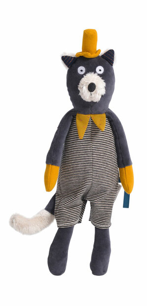 Poupée chat gris Alphonse Les Moustaches - MOULIN ROTY
