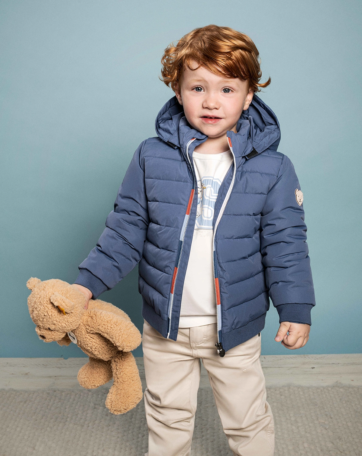 Steppjacke TEDDY in bijou blue