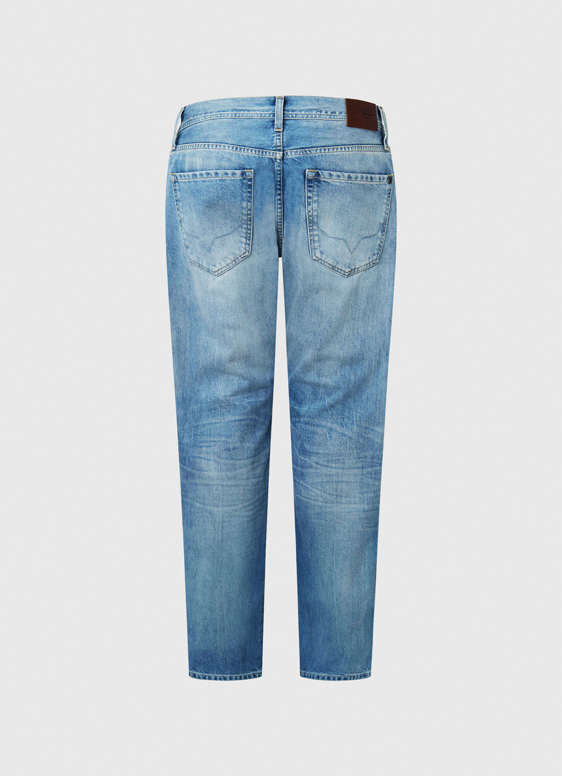 JEAN PENN FIT RELAXED TIRO CAÍDO - denim