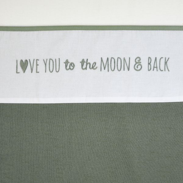 Meyco Love You To The Moon & Back Ledikantlaken Forest Green