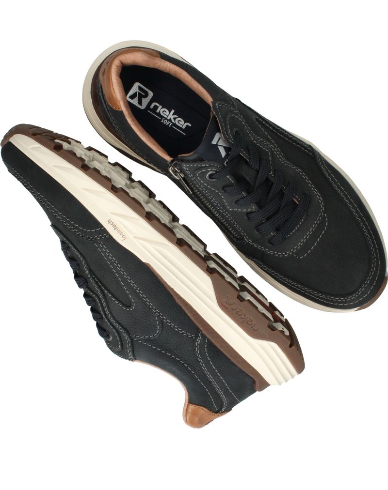 Rieker Sport Sneakers Blauw Heren