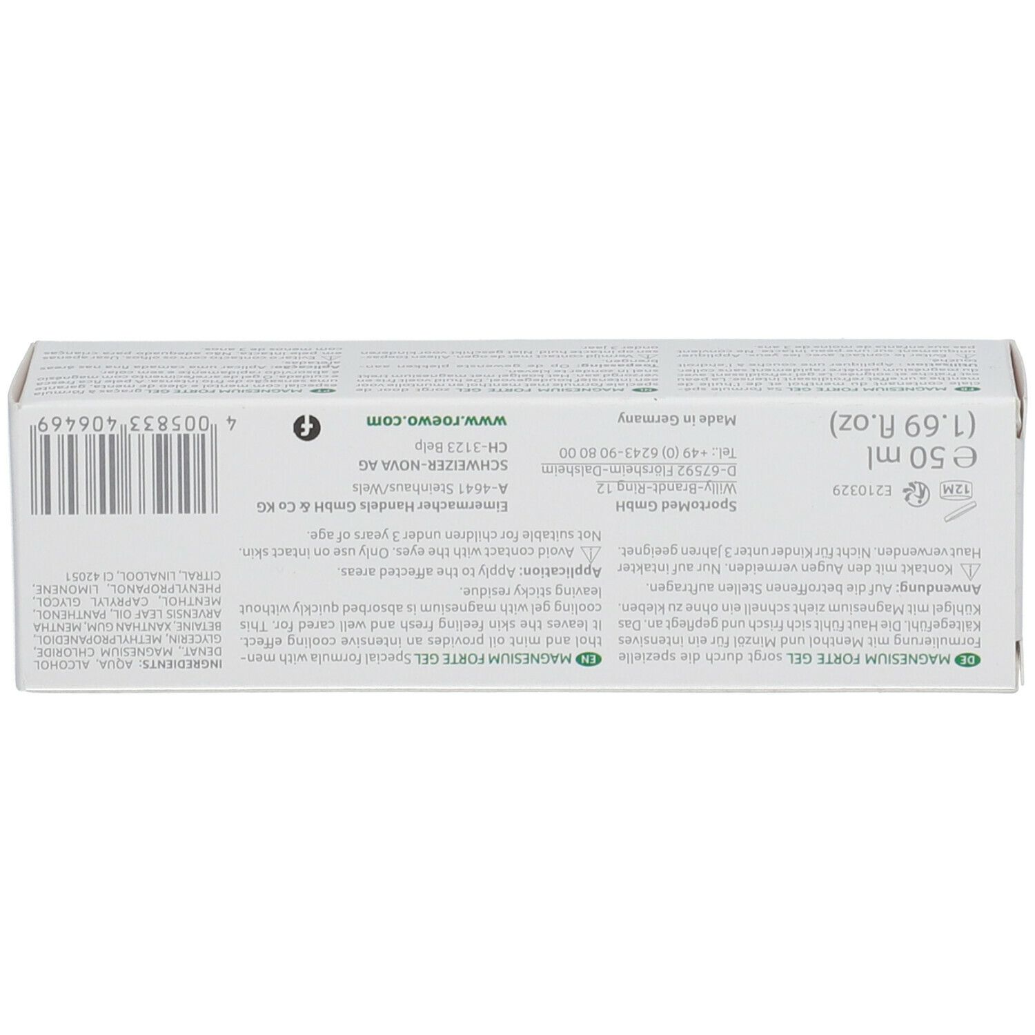 RÖWO MAGNESIUM FORTE GEL