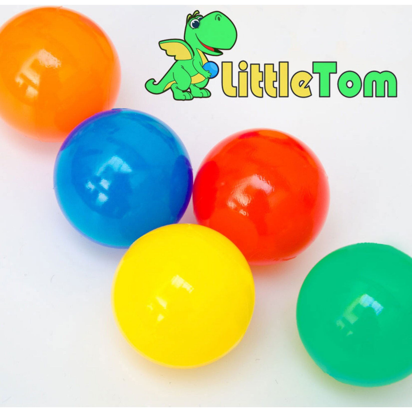 100 bunte Bälle für Bällebad 7cm Babybälle Plastikbälle Baby Spielbälle