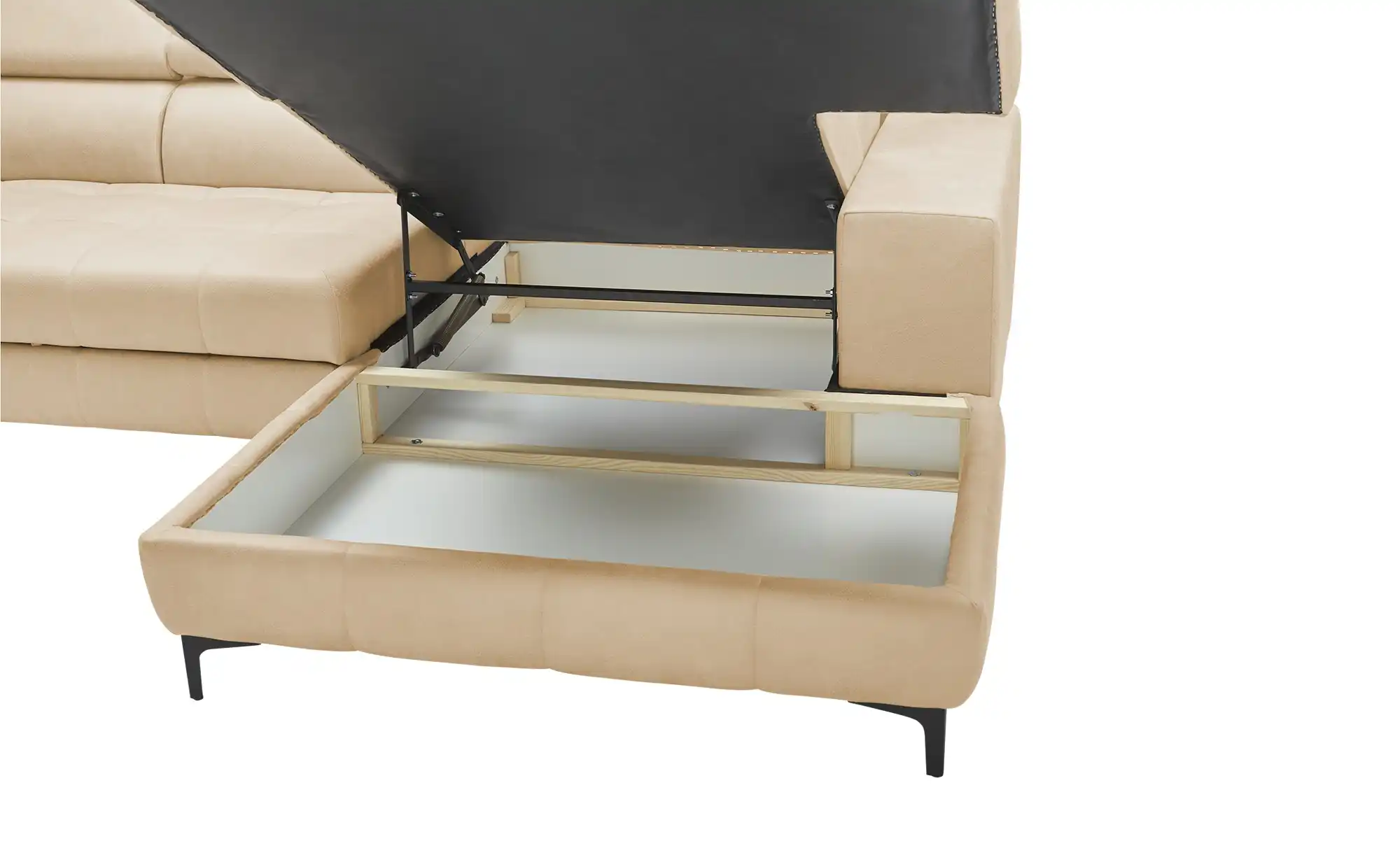switch Ecksofa aus Mikrofaser Caro