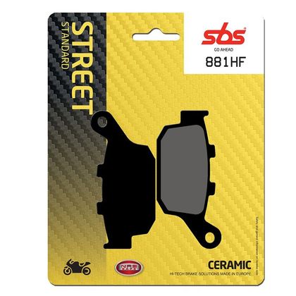 Plaquettes de freins SBS 881HF Organique arrière