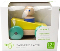 Baby-Magnetspielzeug RACER F 3-teilig in gelb