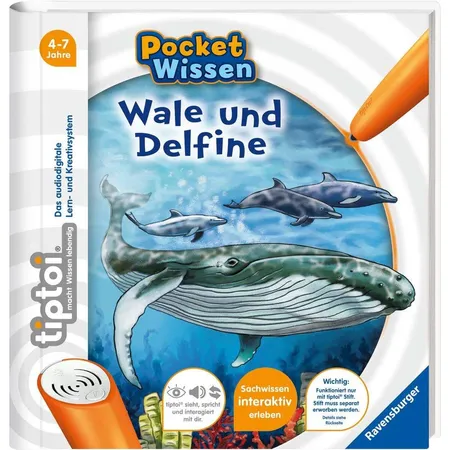 Ravensburger tiptoi® - Pocket Wissen: Wale und Delfine