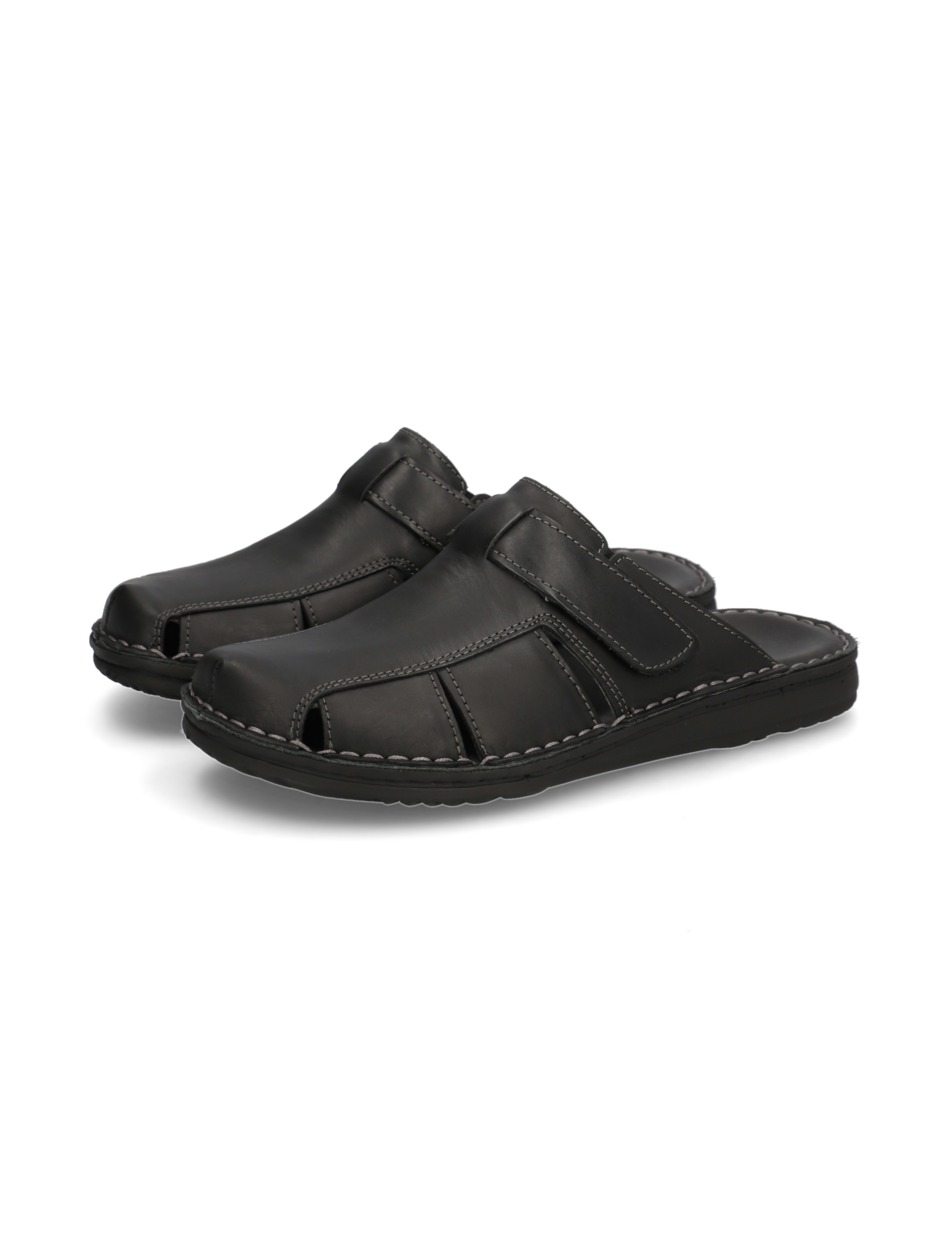 Glattleder Pantoffel