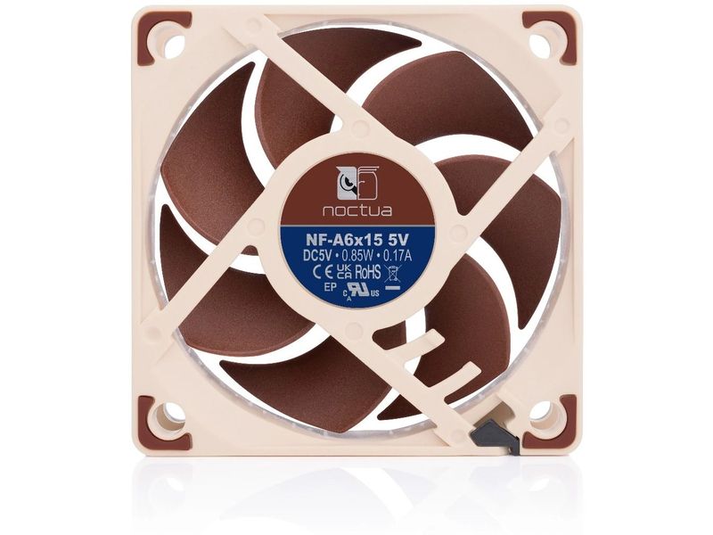 Noctua PC-Lüfter NF-A6x15 5V Hochoptimierter leiser 60 mm Lüfter
